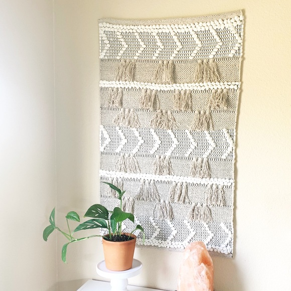 Macrame Woven Wall Hanging NWOT - Picture 2 of 7